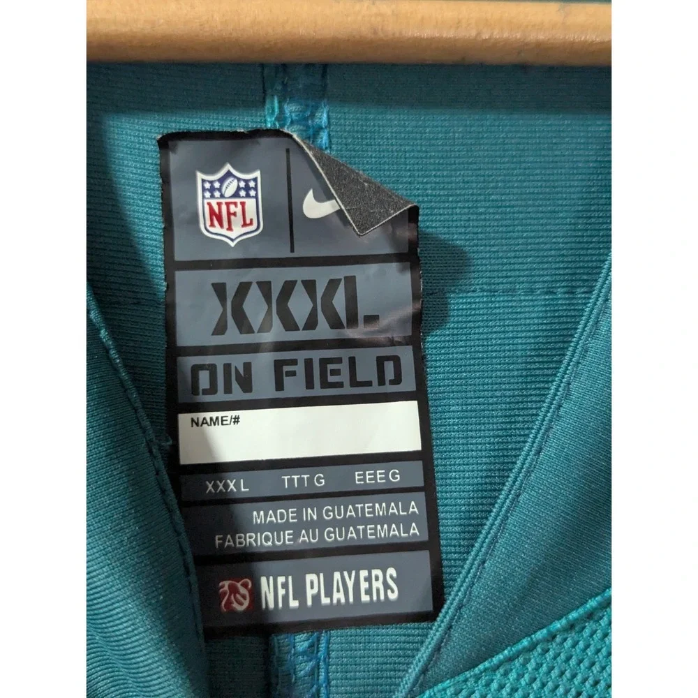 Nike NFL Jacksonville Jaguars C.J. Henderson #21 On‎ Field Jersey 3XL Teal